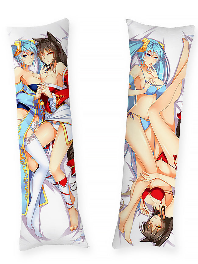 Ahri and Sona Body Pillow Ahri and Sona Sexy