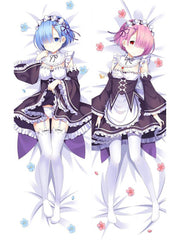 Rem and Ram Body Pillow Rem with Ram
